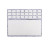 Nonslip Grids Beading Mat Beads Design Tray for Jewelry Making with Felt Surfaces and Measurement Markings Portable Bead Organiser Board Multi Functional Design Plate Craft Beadwork Measuring Mat Bead
