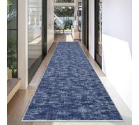 NonSlip Hallway Runner Rug 40x160 cmBlue Washable Carpet for Kitchen Entryway & BedroomHeavy Du Narrow Area Mat Perfect for High Traffic Spaces