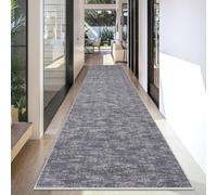 NonSlip Hallway Runner Rug 50 x 160 cmGrey Washable Carpet for Kitchen Entryway Bedroom Heavy Du Narrow Area Mat Perfect for High Traffic Areas