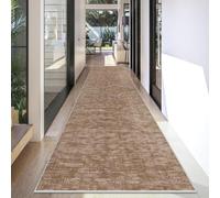 NonSlip Hallway Runner Rug 80x200 cmWashable Brown Carpet for Kitchen & EntrywayHeavy Du Narrow Area Mat for Bedroom & Hallway Flo
