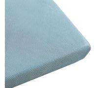 NonSlip Ice Silk Bench Cushion 5cm Thick Washable Garden Pillow for Indoor/Outdoor Use with Zipper (Blue 16x51)