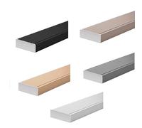 NonSlip Metal Stair Edge Trim Protector48in Brown Molding Transition StripDurable Stair Nose Edge Trim for Safety and StylePerfect for Home and Office Use