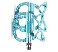Nonslip Road Bike Pedals Aluminum Alloy Mountain Bicycles 3 Bearings Cats Shape Cycling Pedal Enduring Cats Shape Cycling Light Weights Convenience