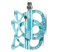 Nonslip Road Bike Pedals Aluminum Alloy Mountain Bicycles 3 Bearings Cats Shape Cycling Pedal Enduring Aluminum Alloy Mountain Bicycles Bearings Pedal
