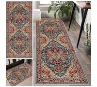 NonSlip Runner Rug 100x500 cm Washable Kitchen and Hallway Carpet Long Narrow Mat for Stairs and Hallways AntiSkid Backing Durable and Stylish Design