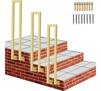 Nonslip Side Mount Safe Rails for IndoorOutdoor Steps 1.1FT U Guardrails Support for irs & Landings Easy at