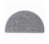 Nonslip Soft Touch Bath Mat QuickDry Thick Absent Mat SemiCular Entrance Rug with Cushed Protect Ideal for Bathroom Entryway (32 x 20 in)
