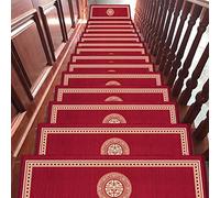 NonSlip Stair Carpet Treads 5Pack Rubber Backing Removable Washable Indoor Steps Mats Easy to Clean 80x24x3CM Safe & table Tract