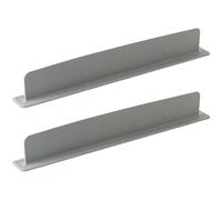 Nonslip Suction Sink Splash Protector Set Of 2 Flexible Silicone Barrier Block Water Greases Kitchen Bathroom Splash Guards For Laundry/Bathroom Sink