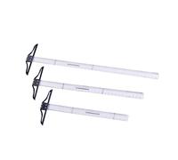 NonSlip T Type Drafting Ruler Set Crystal Acrylic for Technical Drawings Workshop Use Acrylic T Square Rulers