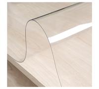 Nonslip Transparent PVC Desk Pad Waterproof C Desk Protector Mat 1.5mm Thick Wipeable Surface for Dining Room Side Table Nightstand Dresser70x200cm/27.6x78.7in