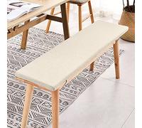 NonSlip Washable Bench Cushions with TiesRemovable Seat Pads for 2/3/4 Seater Sofas Kitchens & Gardens220x35x3cm Comfortable Indoor Outdoor Cushions