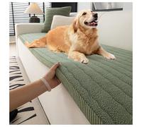 NonSlip Waterproof Pet Couch Cover for Dogs Machine Washable Sofa Protector Secure Fit Furniture Shield Green Dog Mat for Couches & Sofas (28x83in)