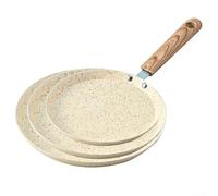 Nonstick Aluminum Alloy Stone Coated Saucepan with Magnetized Base for Use on All Stove Types for Flat Dish Cooking (8寸)