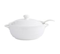 Nonstick Ceramic Cooking Pot with Lid - Double Handle Stew Pot for Hot Pot, Bibimbap, and Soup - Ideal for Home Kitchen and Restaurant Use