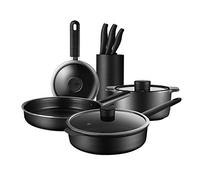 Nonstick Cookware Set with Lids and Utensils - Essential Kitchen Cooking Essentials for Home Use