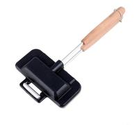 Nonstick Deep Fill Toastie Maker with Detachable Handle | Even heating cast aluminum, 3-5 min cook time, gas hob compatible, deep fill design, nonstick surface