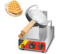 Nonstick Electric Mini Bubble Waffle Maker,Commercial Hong Kong Egg Waffle Griddle for Home,Cafe,Restaurant