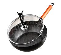 Nonstick Pans: Handmade Cast Iron Skillet With Lid | Hammered Termed Frey Frey Ban | Precookware For Induction Cookers | Durable Cooking Pan For Hor