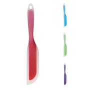 Nonstick Silicone Knife Shaped Flexible Kitchen Spatula Scraper Turner,Kitchen Cooking Utensils With Nylon Core (Red)