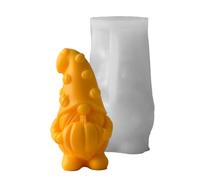 Nonstick Silicone Pumpkin Gnomes Mold Figures Perfect for Crafting Enthusiasts Making Soaps or Ice Cubes Silicone Mold for