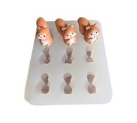Nonstick Squirrel Cake Cast for Flame, Ice Cubes, Artisanal Desserts & Kids Activities Small Animal Shape Cake