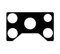 Nonstick Stove Protector Mat for GE 36 inch Gas Range Protectors