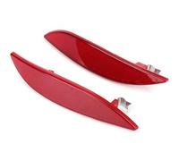 NONSTOP AUTO 2x Rear Bumper Reflector Pair (Left & Right) Compatible with Renault Megane MK3 Hatchback & Fluence (2008-2013) - Red Lens Set - Replaces OEM 265650004R