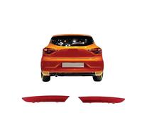 NONSTOP AUTO 2x Rear Bumper Reflector Pair (Left & Right) for Renault Clio MK5 (2020-2023), Red Lens Tail Light Reflector Set, Replaces OEM 265602442R, 265651206R