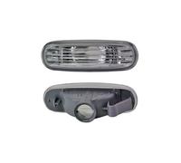 NONSTOP AUTO 2x Side Indicator Repeater Light Lenses Compatible with Fiat Grande Punto Panda Doblo Stilo Citroen Nemo Peugeot Bipper - Pair Left & Right Housings - Replaces 51717793