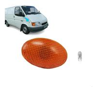 NONSTOP AUTO Side Indicator Repeater Light with Bulb & Seal Compatible with Ford Fiesta MK3 MK4 KA Mondeo Transit MK4 MK5 - Universal Left or Right Wing Signal Lamp - Replaces 1027421