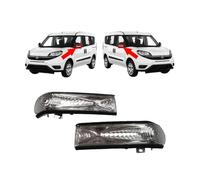 NONSTOP AUTO Wing Mirror Indicator Repeater Lens Light Left & Right Side Pair For FIAT Doblo VAUXHALL Opel Combo