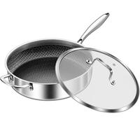 Nontoxicook 30cm 5.7L Tri-Ply Ceramic Non-Stick Saute Pan