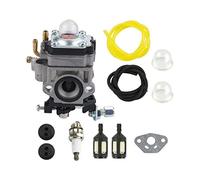 Nonuin Carburettor Carburetor For Macallister MBCP254 MGTP254 MCBP254 Brushcutter 1230540255 Garden Lawn Mower Parts Carburettor Carb Kit