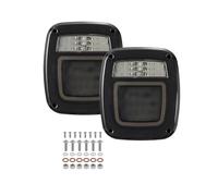 Nonuiny For Jeep For Wrangler CJ TJ YJ JK 2pcs LED Car Rear Light Universal Tail Lights Brake Reverse Lights