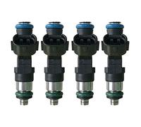 Nonuinz Fuel Injectors For Mitsubishi COLT 1.3, Lancer 1.6, ASX 4PCS 1465A-331 EAT320 1465A331 Black Plastic + Metal Needle Valve Fuel Injector