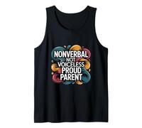 Nonverbal Not Voiceless Proud Parent Autism Tank Top