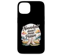 Nonviolent Doesn't Mean Passive Peaceful Protest Power Case for iPhone 13