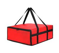 Nonwoven Fabric Foldable Thermal Bags Insulated Pizza Delivery Bag with Zippered Closure for Efficient Heat Retention Multi Purpose Thermal Bag