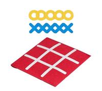 Nonwoven Fabric TicTacToe Board Game Set With Multiple Rule Variations Educational Toy For Children Problem Solving Educational Toy For Toddler