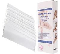 Nonwoven Waxing Strips 100 Pieces Hair Removal Wax Paper Strips for Face, Body, Legs, Eyebrows, Epilation, Depilation, Hair Removal Tool for Women and Men, White