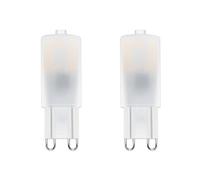 Noobibaba G9 LED Bulbs 2.5W, Warm White 25W Halogen Light Bulb Replacement 2700K 220V-240V for Ceiling Lights Bedside Lamp Wall Lights in Living Room Kitchen Bathroom, 2 Count Non-dimmable