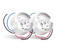 Noobibaba LED Driver 24V Transformer 20W, 240V to 24V DC Power Supply Waterproof 0.83A for G4 MR16 Strip Lights, 2-Pack