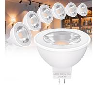 Noobibaba MR16 LED Bulb Dimmable 5W 450lm, 50W Halogen Equivalent, 2700K Warm White, 12V Low Voltage for Indoor Use, Ideal for LED MR16 Landscape Light Bulbs, 6-Pack