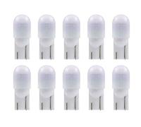 Noobibaba T10 LED Bulbs W5W Bulb LED 501 Number Plate Bulb Side Light Bulbs Wedge Base 1W 12VDC for Car Cool White 6000K 10-Count