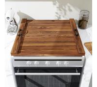 Noodle Board Stove Cover Brown