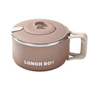 - Noodle Bowl - Portable Stainless Steel Soup Container | Instant Noodle Bowl with Lid 304 Steel | Camping Meals, Lunch in the Office, Outdoor Travel, Easy to Clean, Reusable
