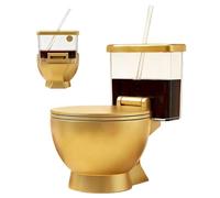 Noodle Bowl Set | Toilet Shaped Dinner Meal Cookware with Built-in Drink Cup and Straw | Multifunctional Hot Soup Bowls | for Dormitory Home College Apartment Camping Office Travel Kitchen