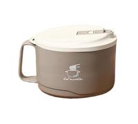 Noodle Bowl - Stainless Steel, Rapid Rämén Bowl, Anti-scalding | Multi-Layer Insulation Rämén Cooker Bowls for Údōn, Thai, Or Pho Soup, Home, Travel, Camping Use