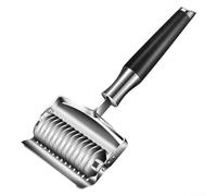 Noodle Cutter, Roller Handle Maker, Multi-Function - Pressing Dough Cutter - for The Noodles Cut-Parsley Cut Garlic(A)